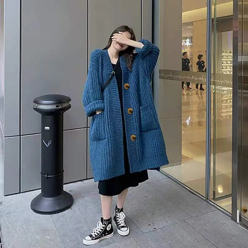 Winter Clothing Trends 2025 Women'S - Cardigan pull de Style paresseux à