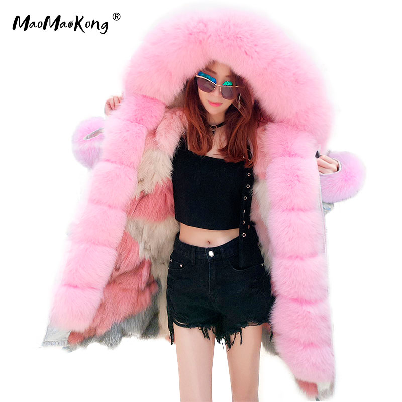 Winter Clothing Brands - MAOMAOKONG-Veste d'hiver longue pour femme, Parkas
