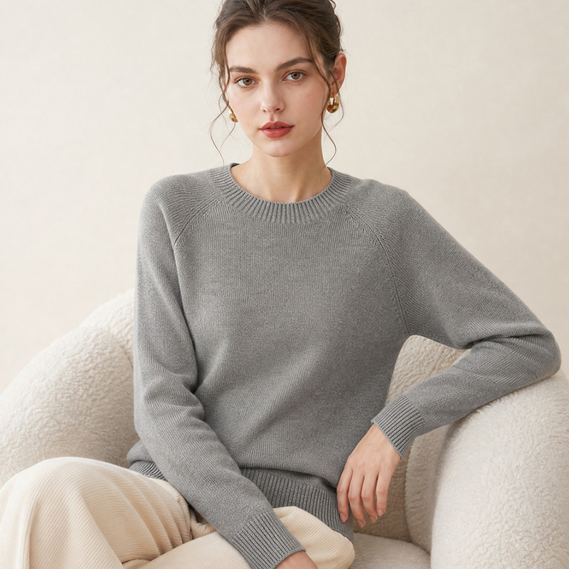 Winter Clothing Jb - Nouveau Pull 100% Laine pour Femme