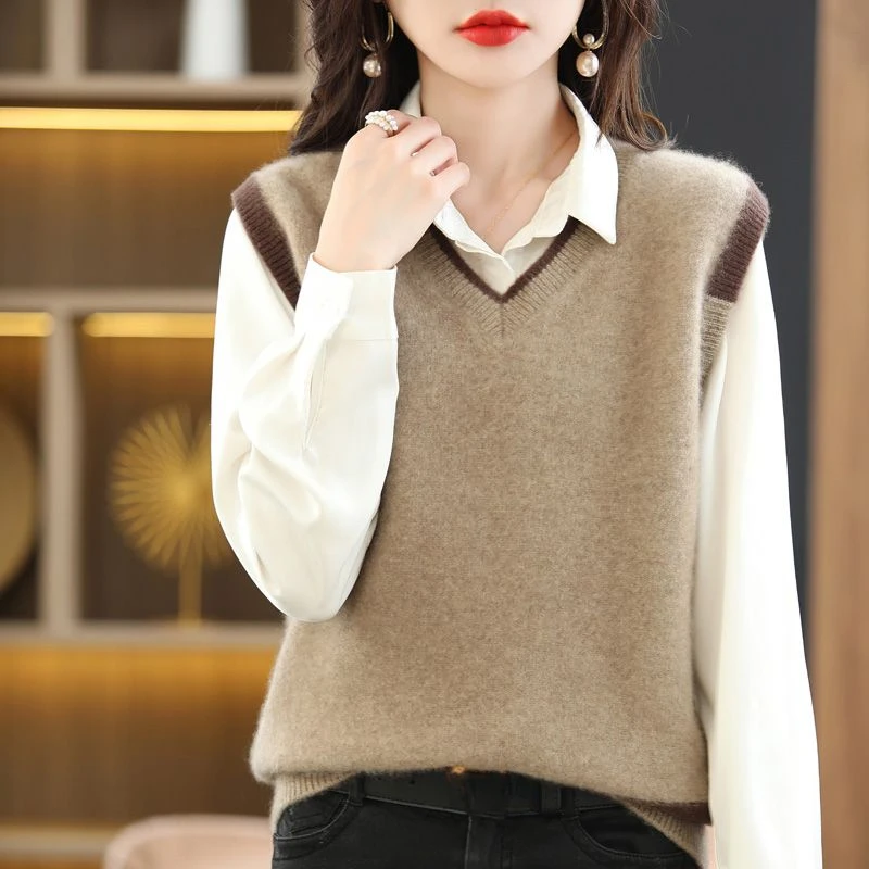 Winter Clothing Trends 2025 Women'S - Pull Vintage sans manches pour femme,