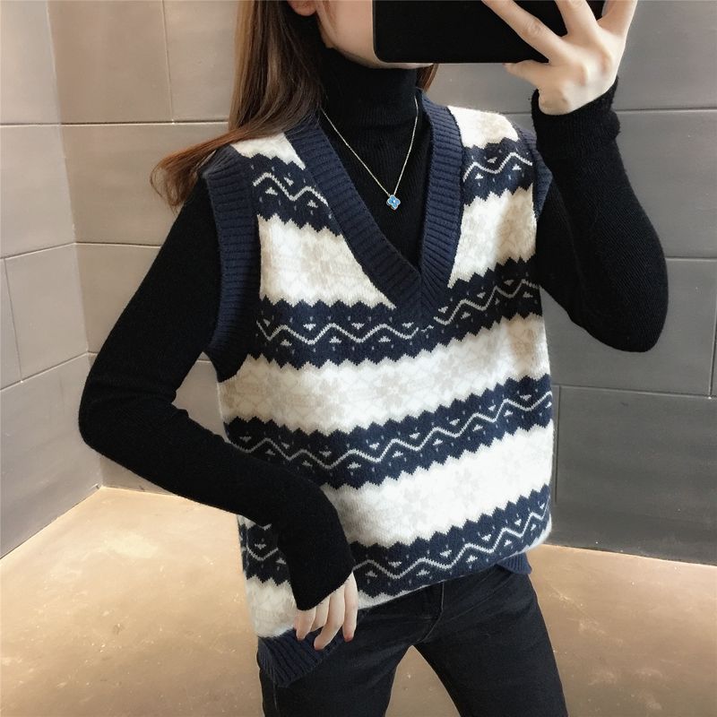 Winter Clothing Trends 2025 Women'S - Femmes tricoté gilet pull Vintage formel