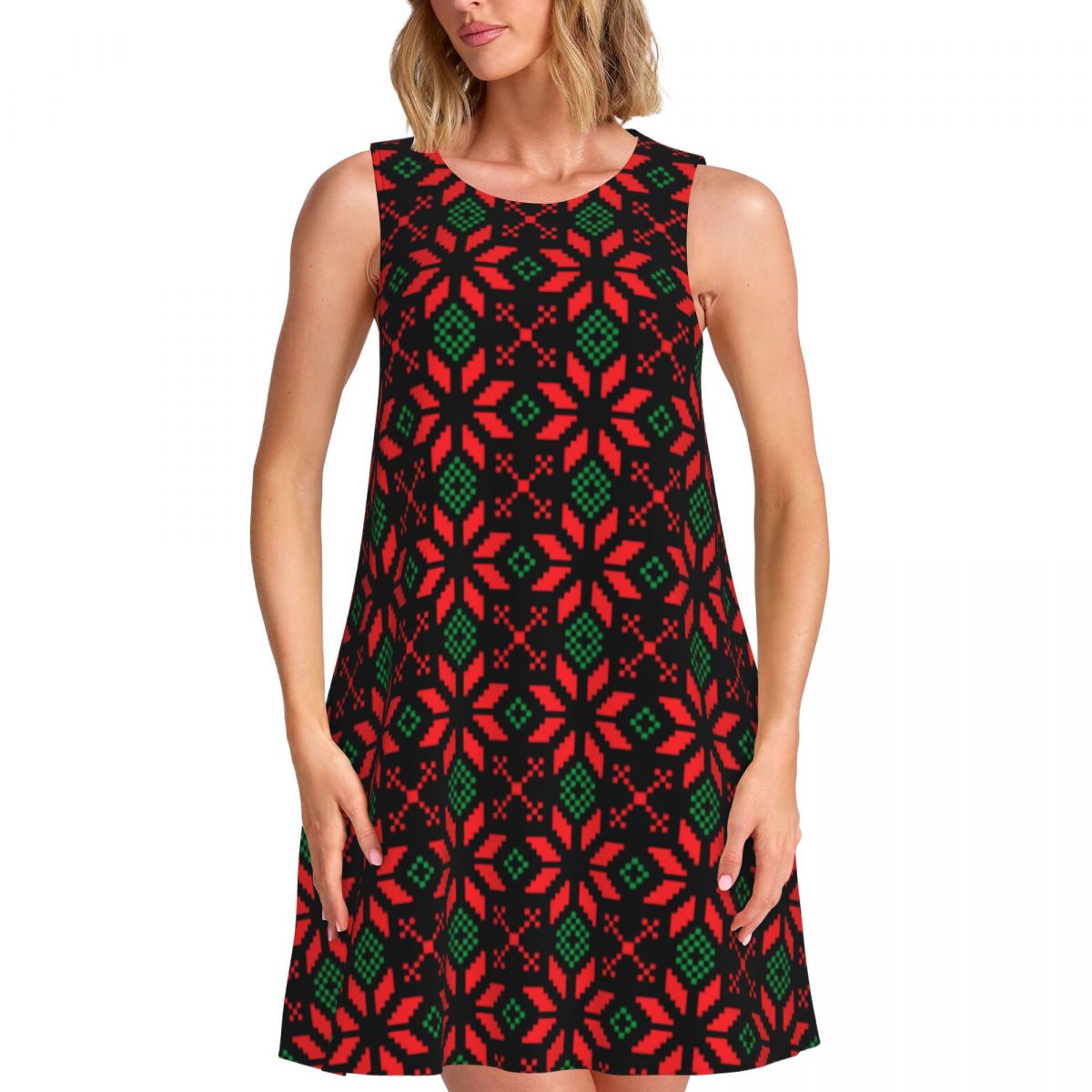 Winter Clothing Ideas For Women - Robe décontractée nordique de Noël, robe