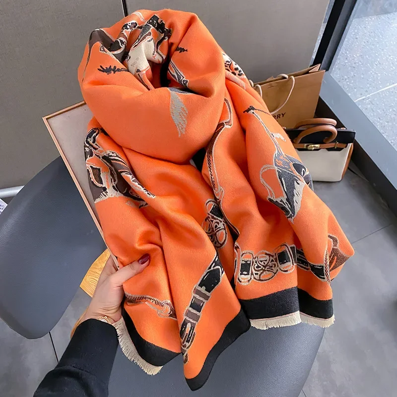 Cashmere Scarf Wrap - Châle Pashmina chaud de luxe pour