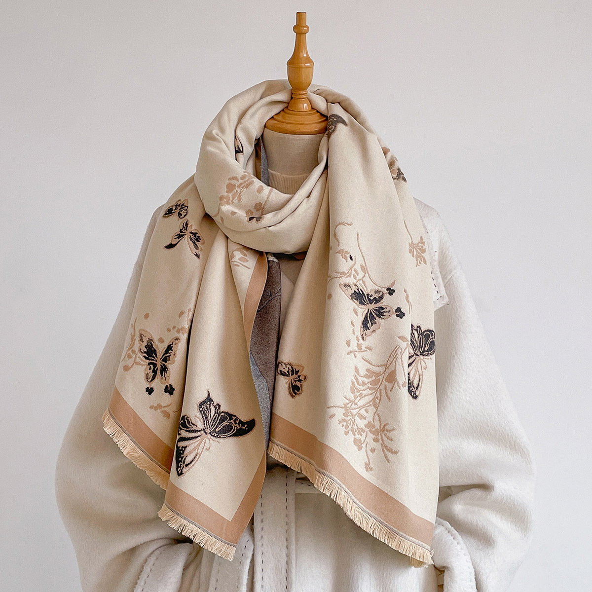 Écharpe en imitation cachemire - Cashmere Scarf Wrap avis et prix