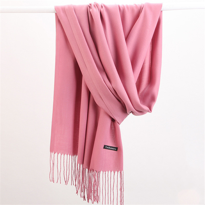 Mode couleur unie 2023 femmes  - Cashmere Scarf Wrap avis et prix
