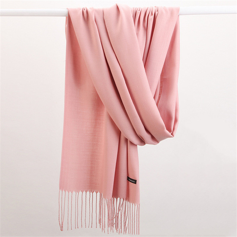 Mode couleur unie 2023 femmes  - Cashmere Scarf Wrap avis et prix