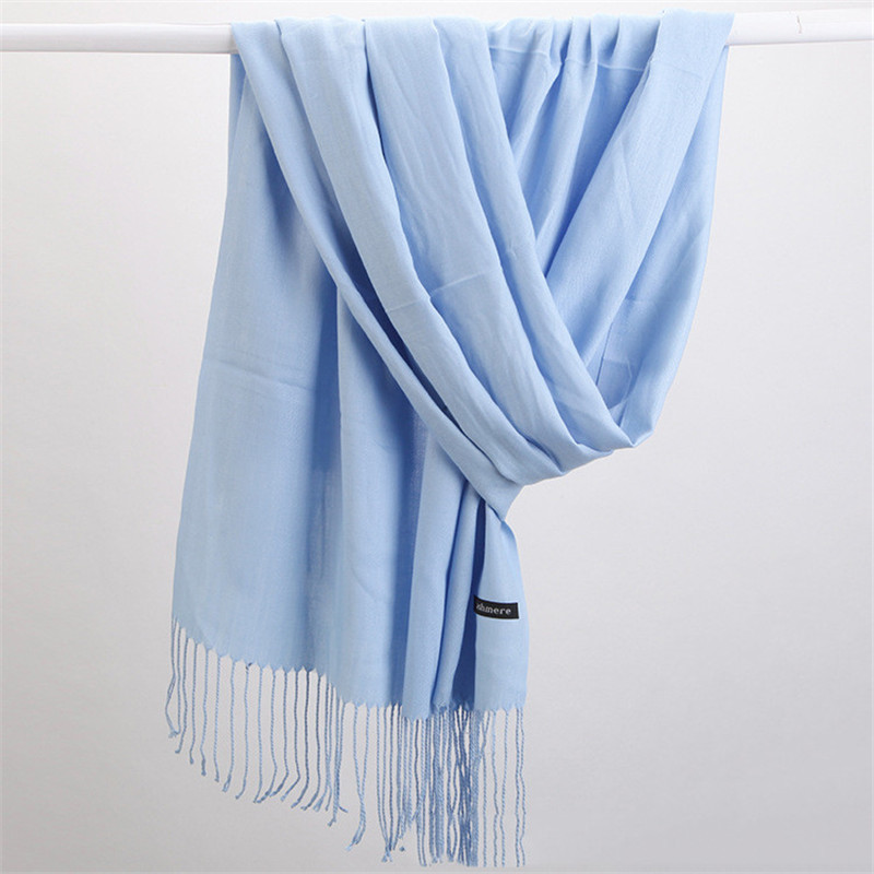 Mode couleur unie 2023 femmes  - Cashmere Scarf Wrap avis et prix