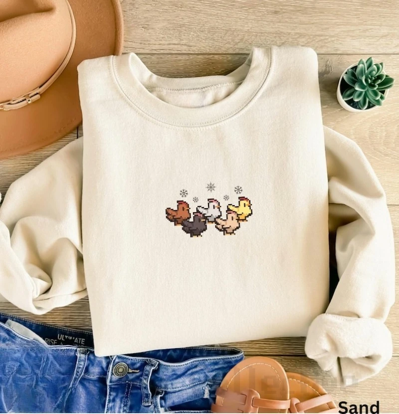 Sweat-shirt de noël poulet Sta - Winter Clothing Stardew Valley avis et prix