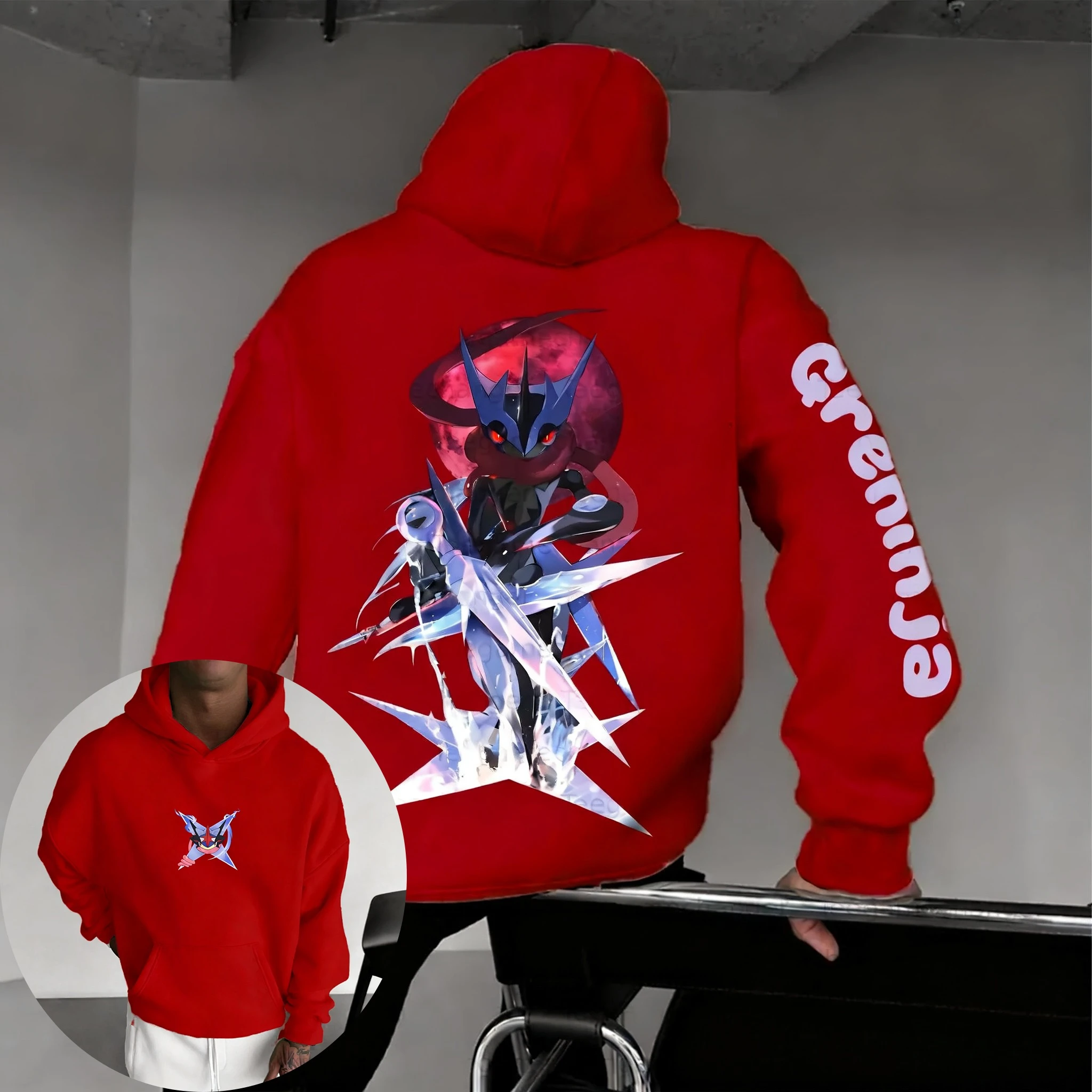 Pokémon Anime Greninja Co swea - Winter Clothing Brands avis et prix