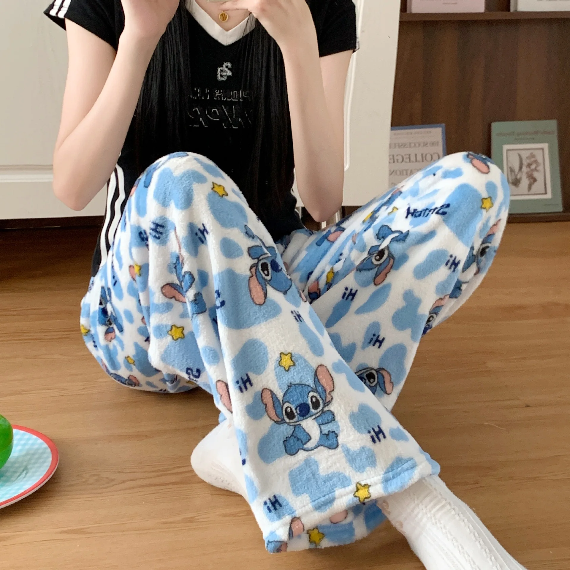 Pyjama en flanelle motif Stitc - Winter Clothing avis et prix